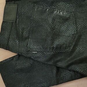 LEVI'S PREMIUM Black Snakeskin Mile High Stretch Jeans